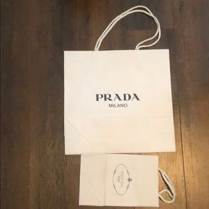 Prada shopping bags